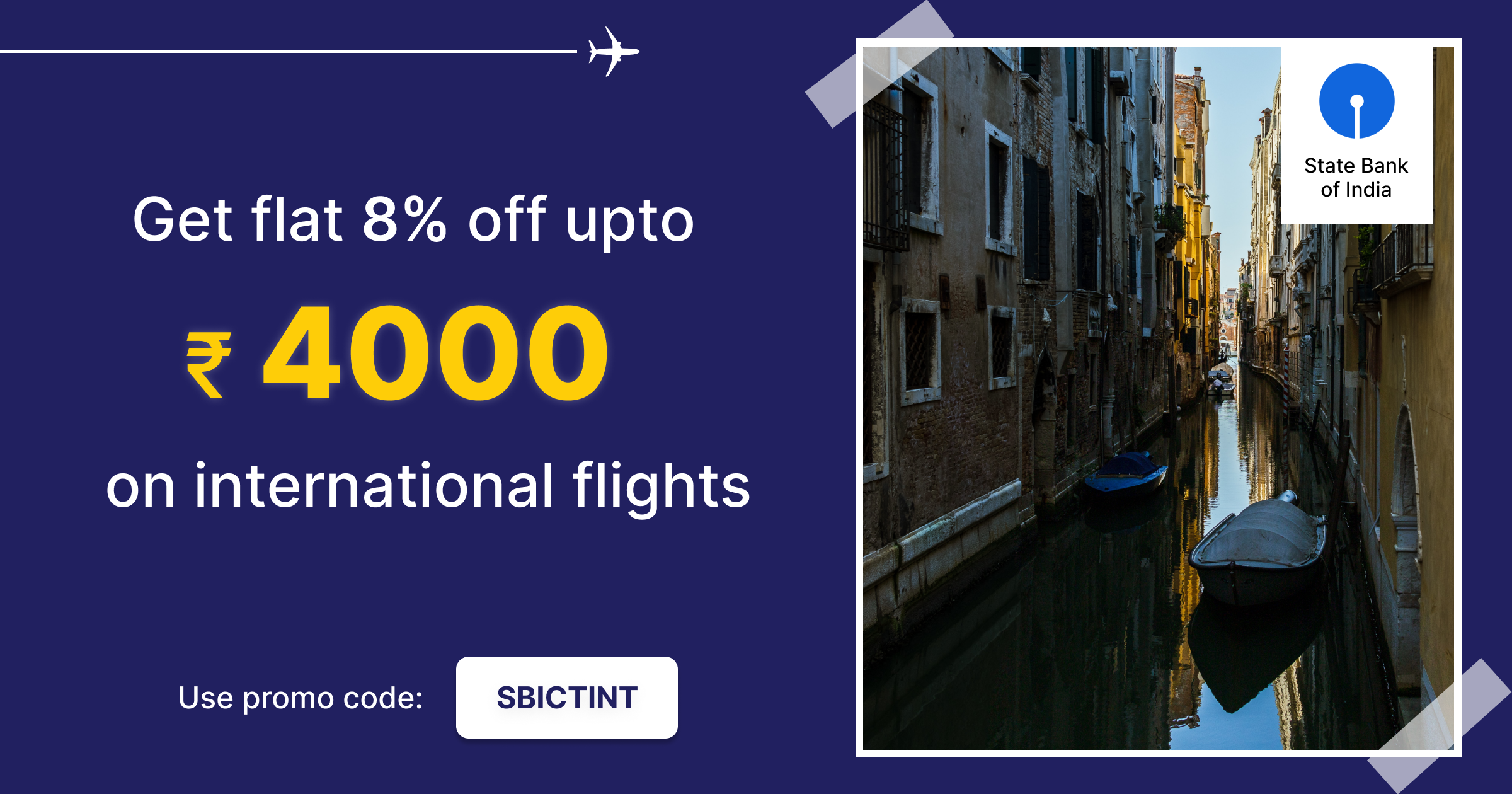 Exclusive Domestic International Flight Booking Offers For SBI Card Users